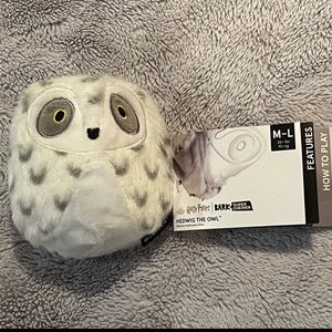 NWT Harry Potter Hedwig dog toy by bark box